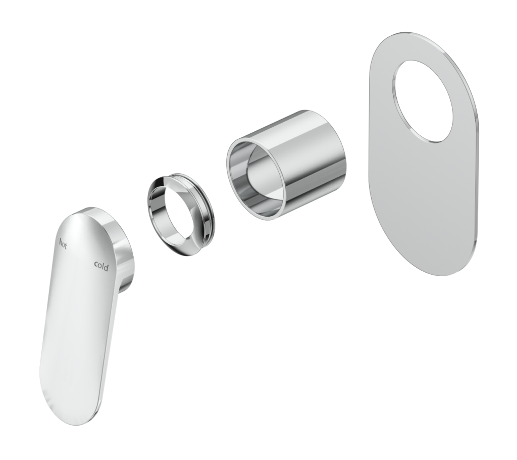 Lantra - Shower Mixer - Oval Plate - TRIM KIT ONLY