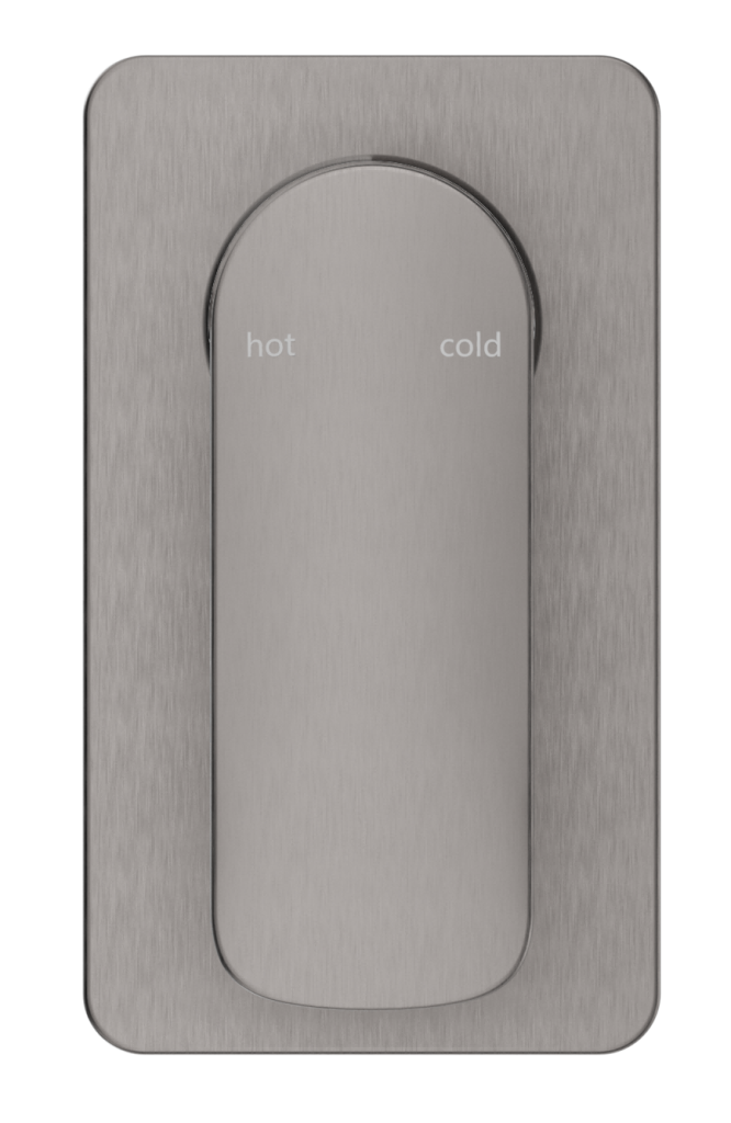 Kaza - Shower Mixer Square Plate - TRIM KIT ONLY