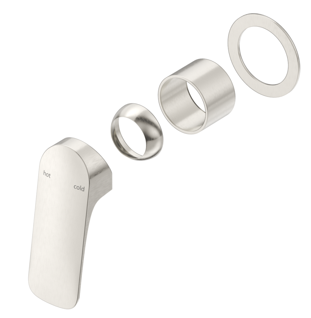 Kaza - Shower Mixer Round Plate - TRIM KIT ONLY