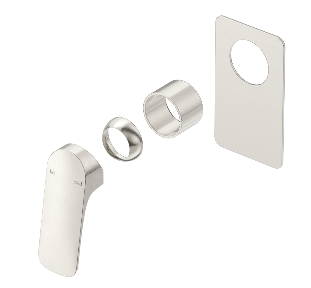 Kaza - Shower Mixer Square Plate - TRIM KIT ONLY
