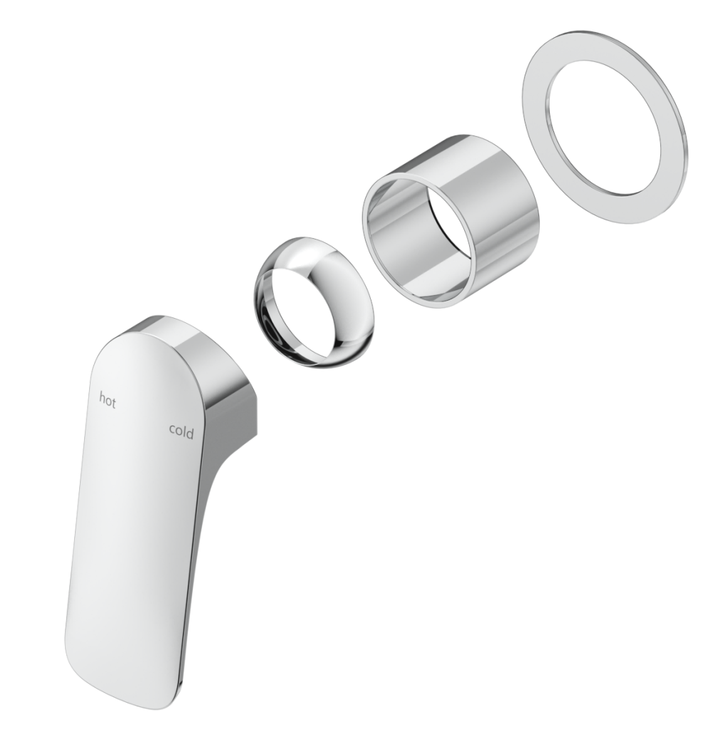 Kaza - Shower Mixer Round Plate - TRIM KIT ONLY