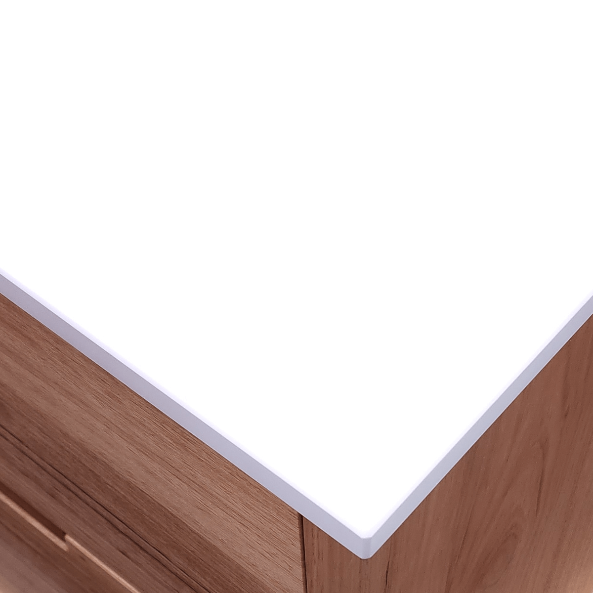 Avila - 900mm Natural Teak Timber Vanity