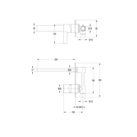 Vivo - Wall-Spout Combo