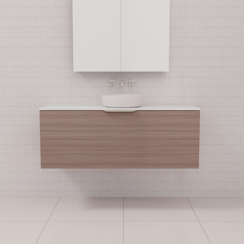 Zoe - 1200mm Urban Oak Wall Hung Vanity
