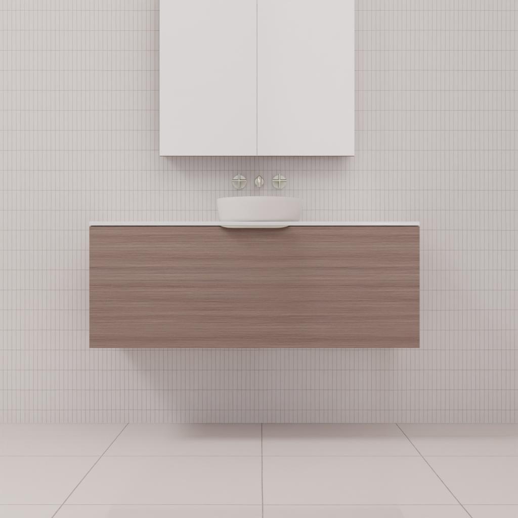 Zoe - 1200mm Urban Oak Wall Hung Vanity