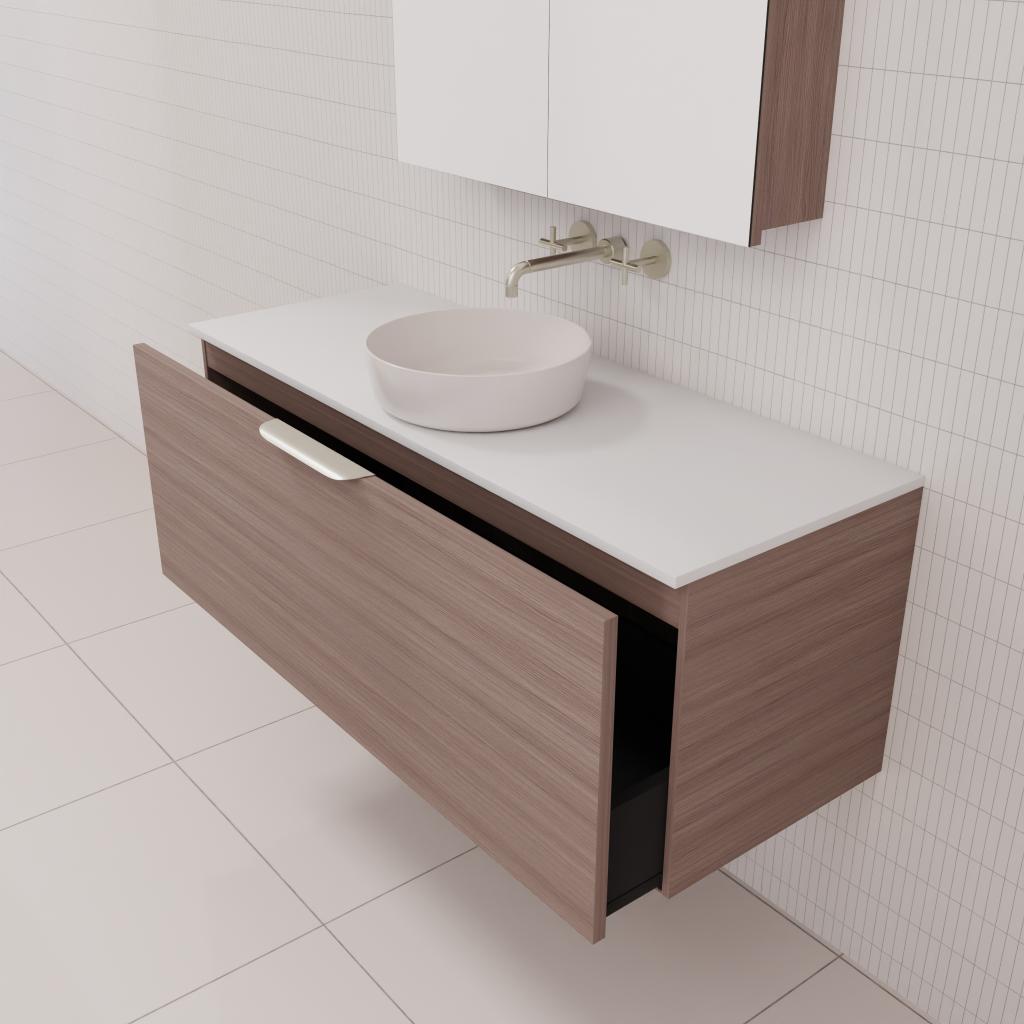 Zoe - 1200mm Urban Oak Wall Hung Vanity