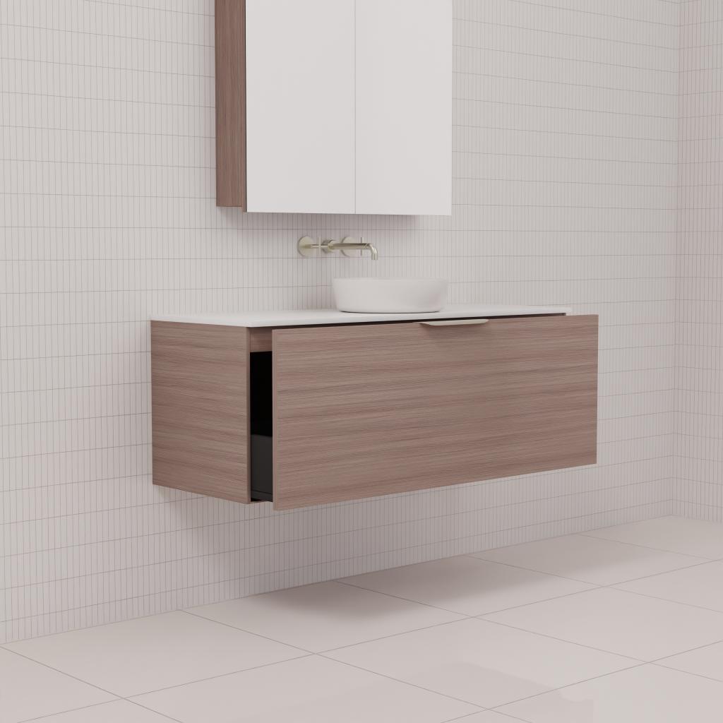 Zoe - 1200mm Urban Oak Wall Hung Vanity