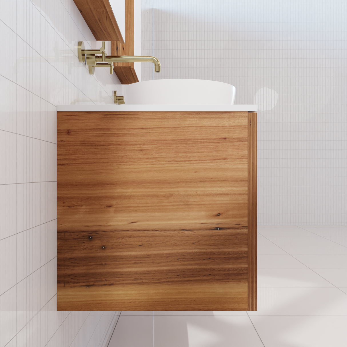 Zoe - 1500mm Blackbutt Wall Hung Vanity
