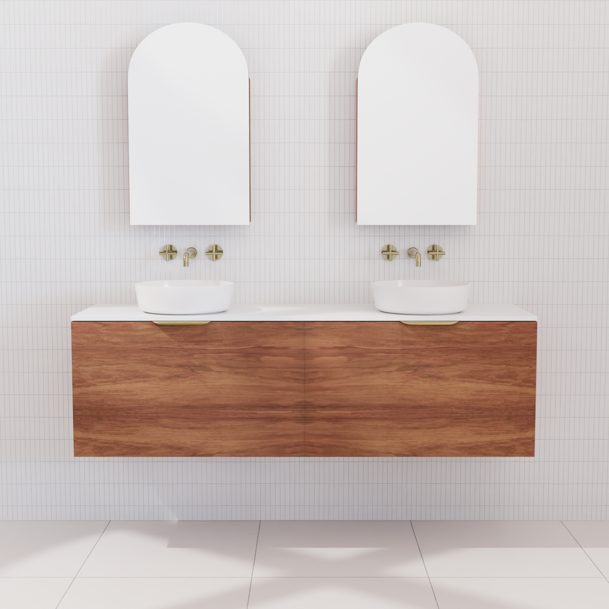 Zoe - 1500mm Tasmanian Blackwood Wall Hung Vanity