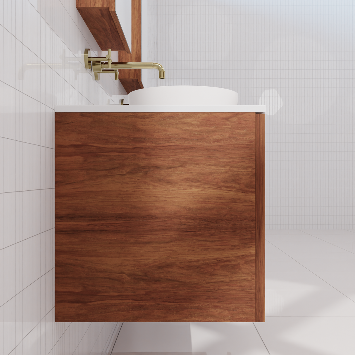 Zoe - 1800mm Tasmanian Blackwood Wall Hung Vanity