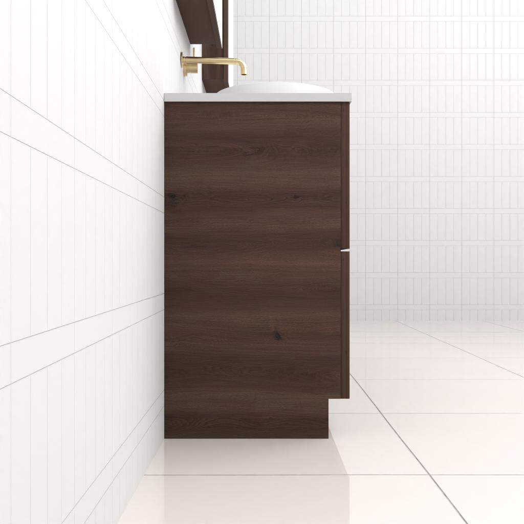 Celeste Duo - 1800mm Chestnut Freestanding Vanity