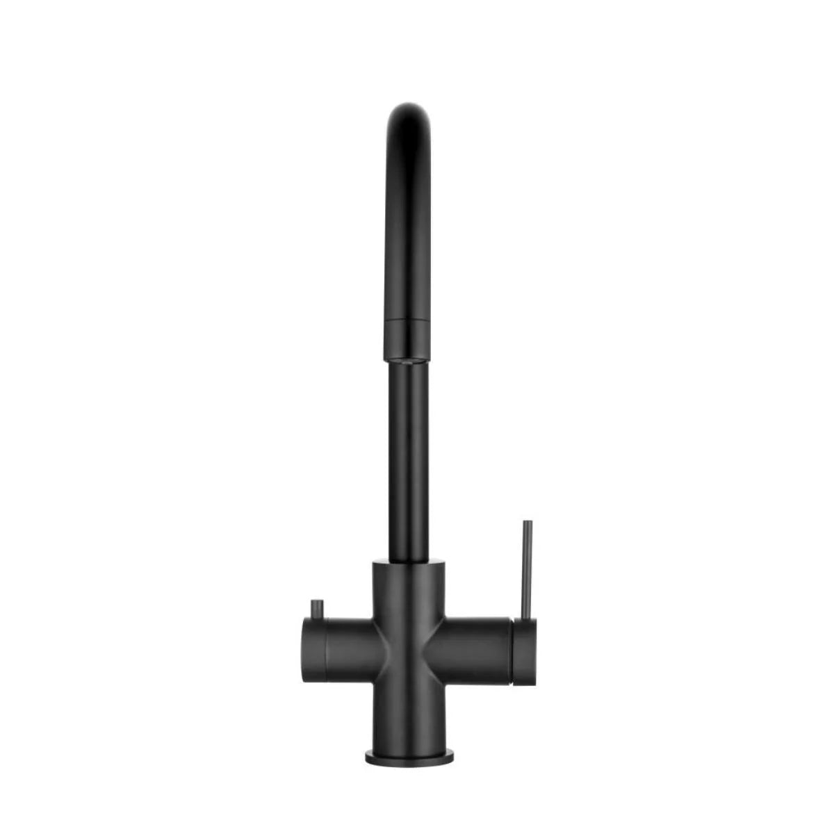 Mica - Matte Black 3-way Filtered Kitchen Mixer