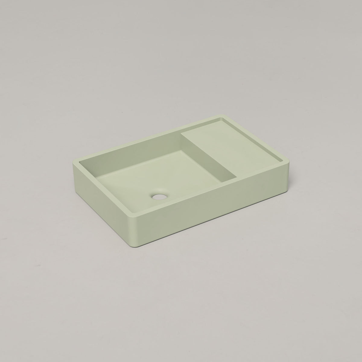 Shelf 03 Concrete Basin - Surface Mount | No Tap Hole | No Overflow