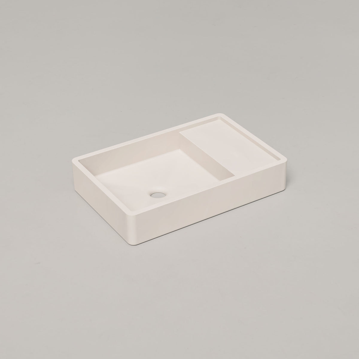 Shelf 03 Concrete Basin - Surface Mount | No Tap Hole | No Overflow