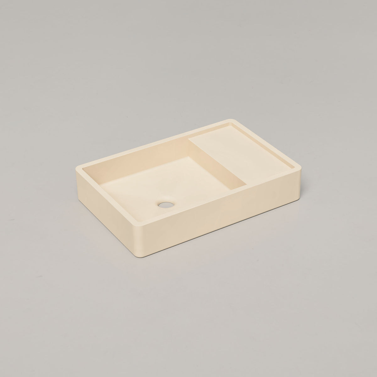 Shelf 03 Concrete Basin - Surface Mount | No Tap Hole | No Overflow