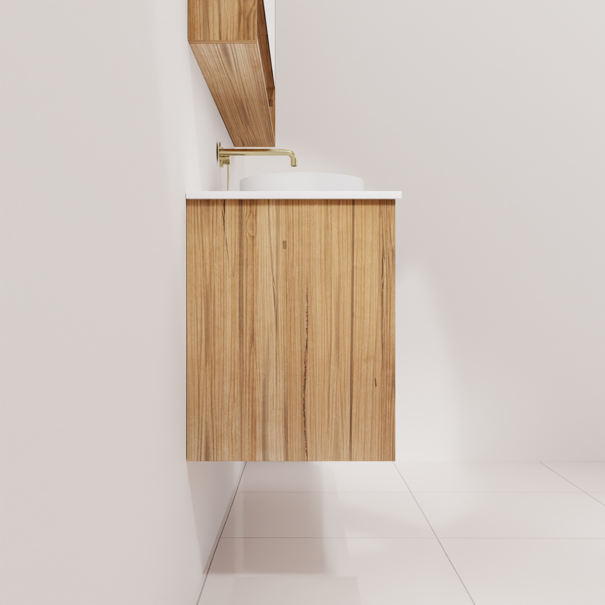 Avila - 1200mm Messmate Timber Vanity