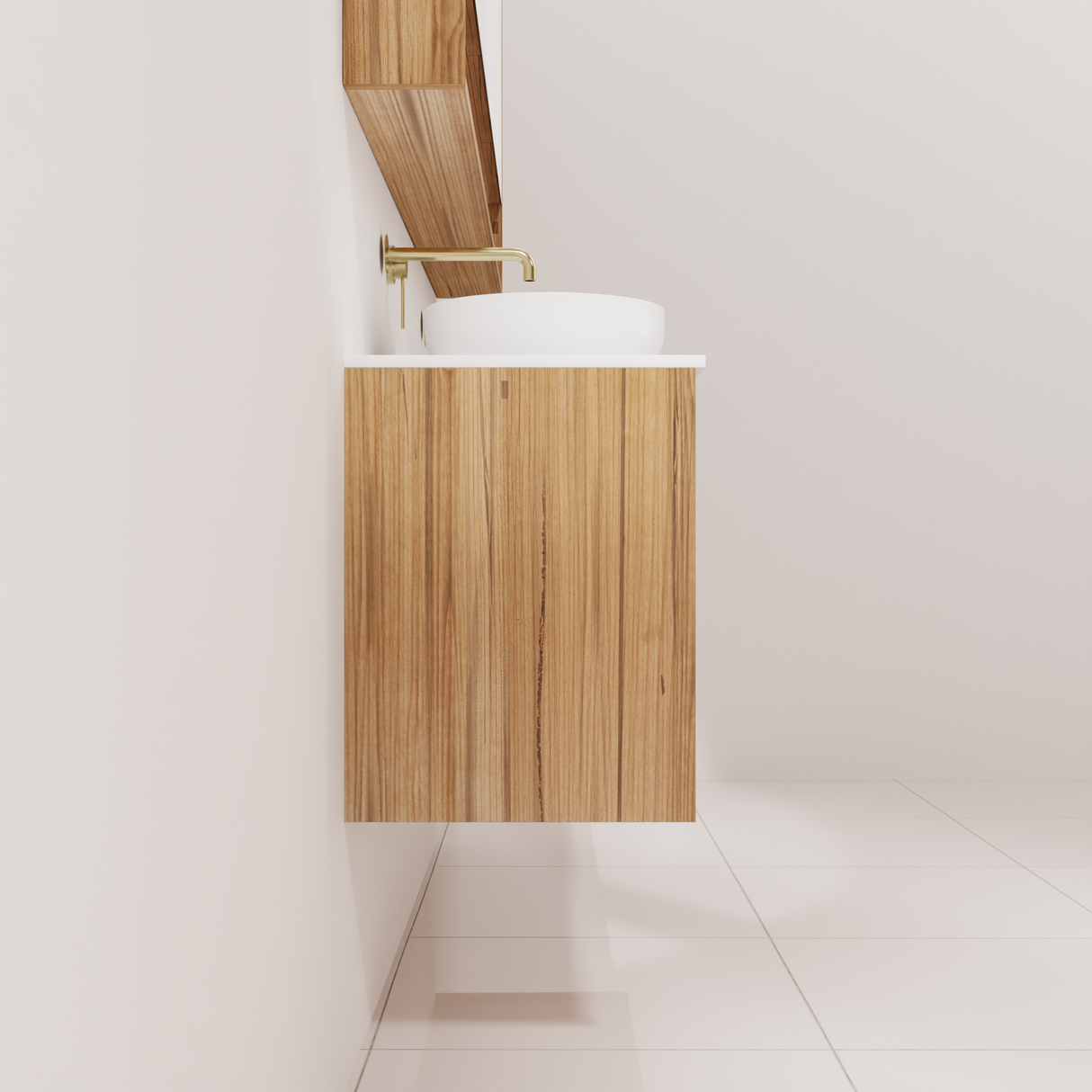 Avila - 1500mm Messmate Timber Vanity