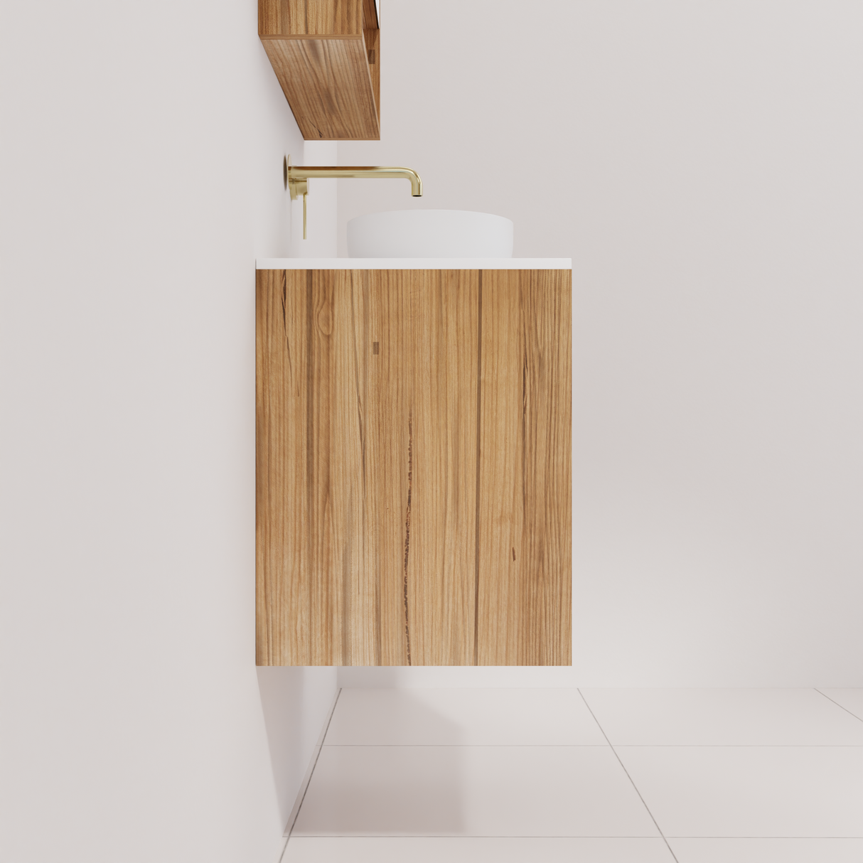 Avila - 600mm Messmate Timber Vanity