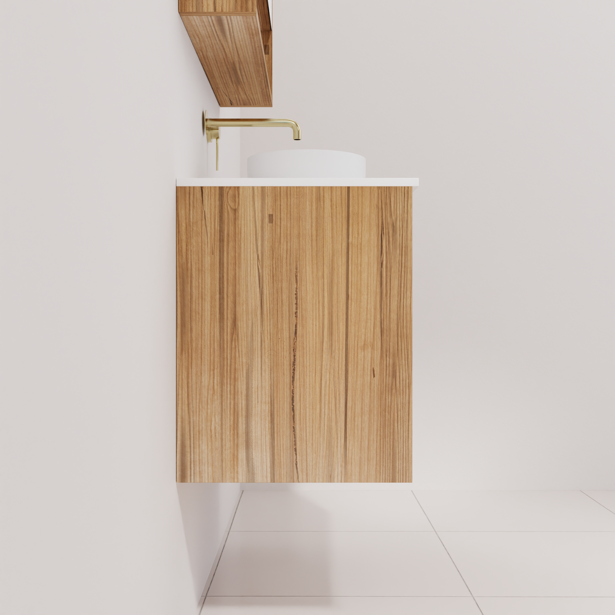 Avila - 750mm Messmate Timber Vanity