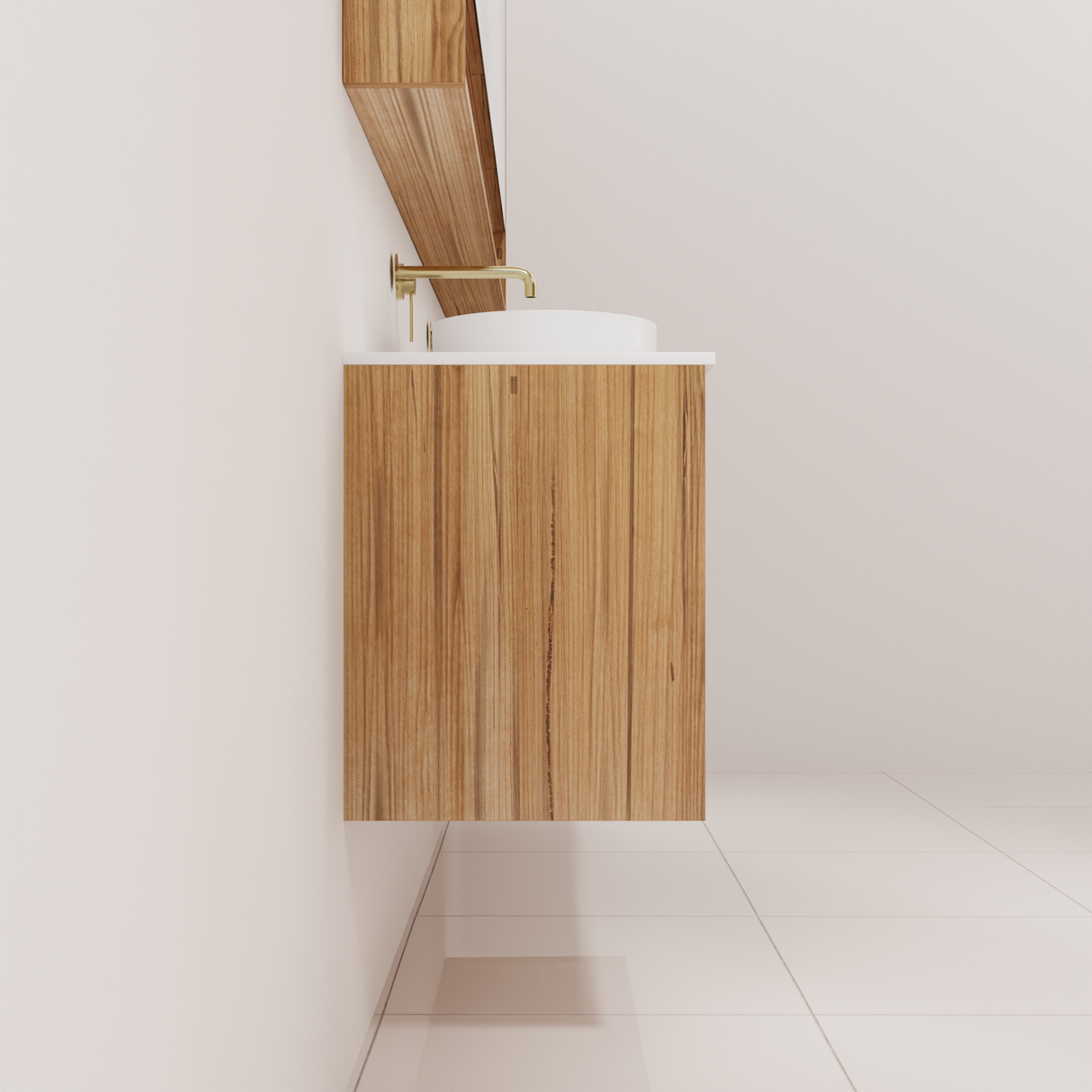 Avila - 1800mm Messmate Timber Vanity