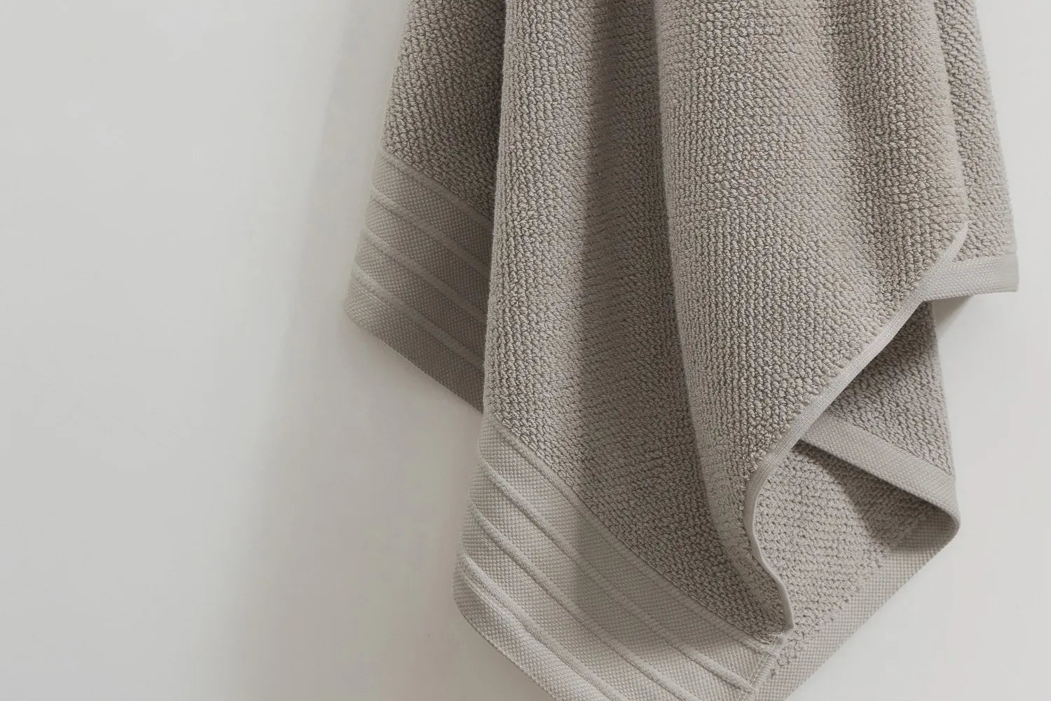 Pure Cotton Hand Towel - Jacquard, Linen