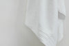 Pure Cotton Hand Towel - Jacquard, White