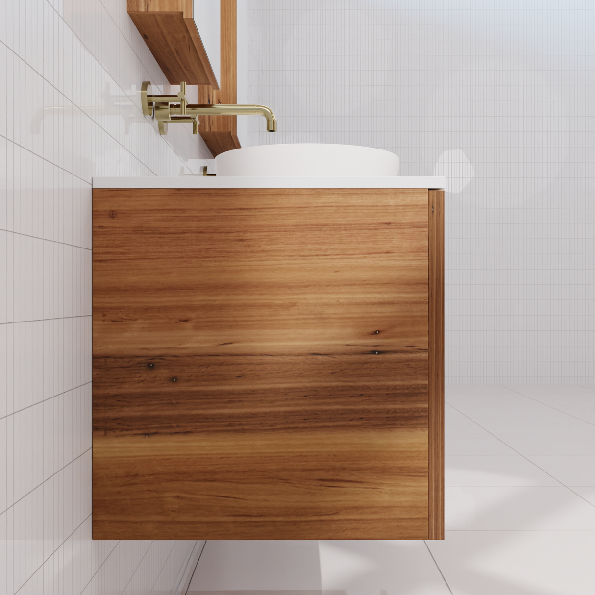 Zoe - 1800mm Blackbutt Wall Hung Vanity