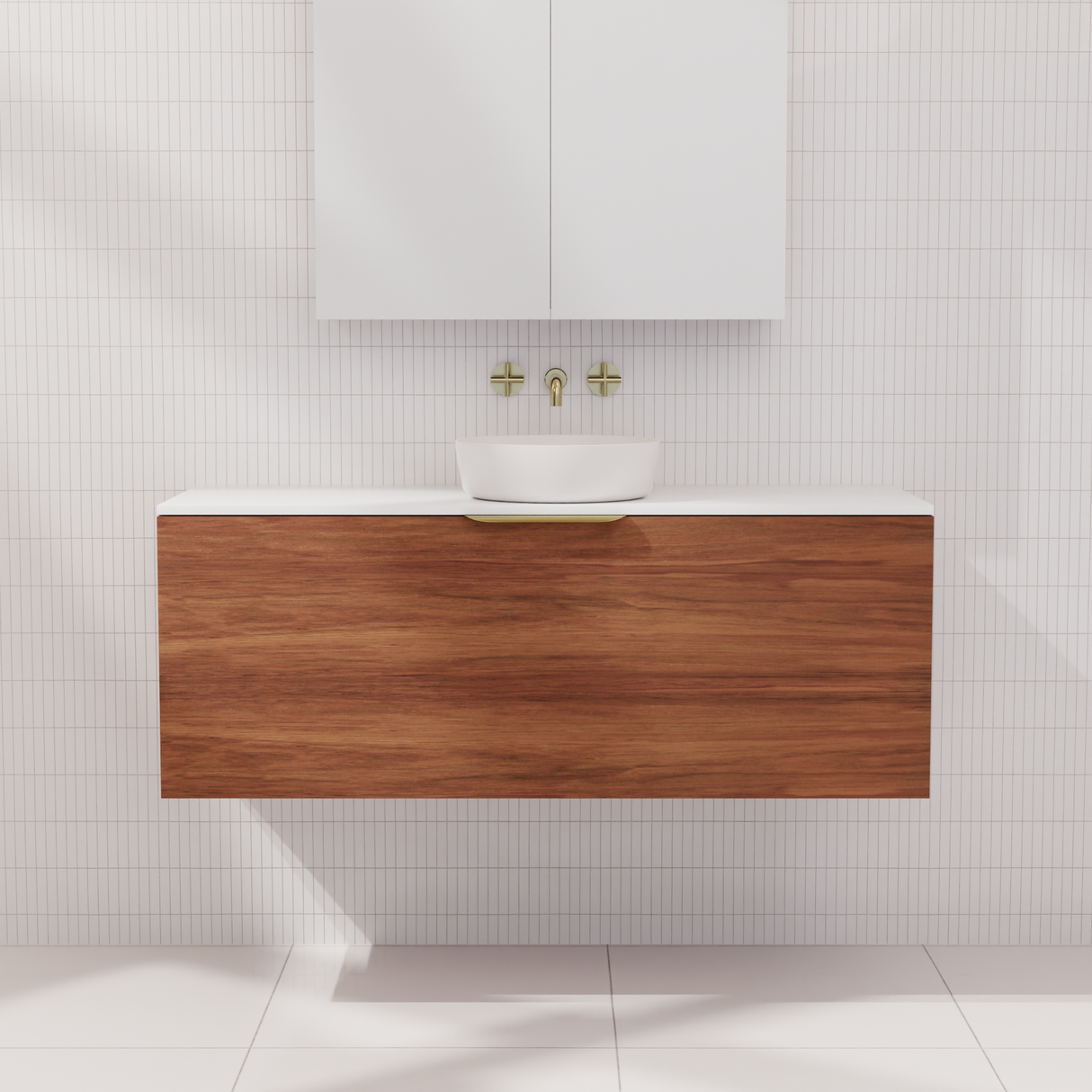 Zoe - 1200mm Tasmanian Blackwood Wall Hung Vanity
