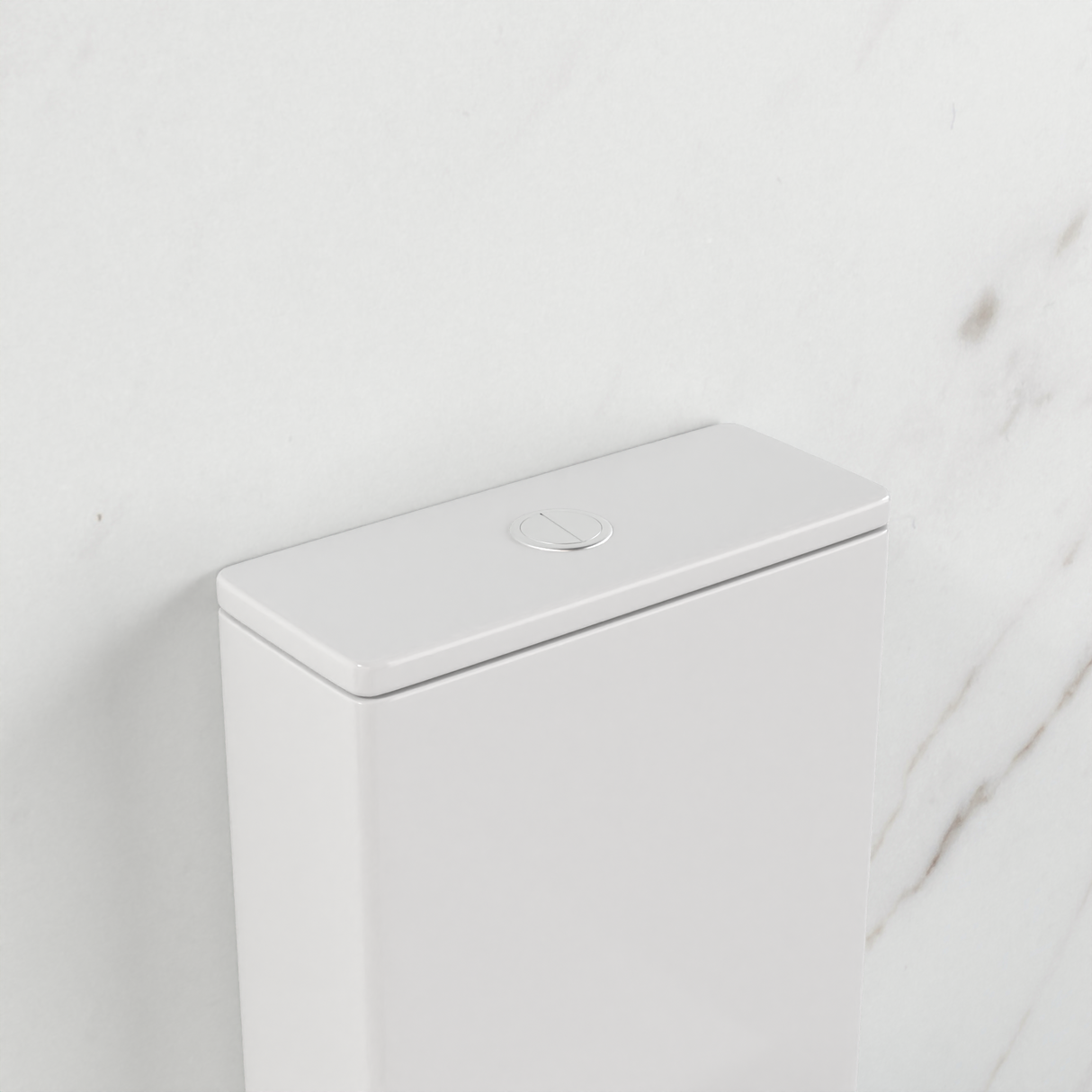 Azaria - Gloss White Rimless Toilet Suite w Geberit Cistern