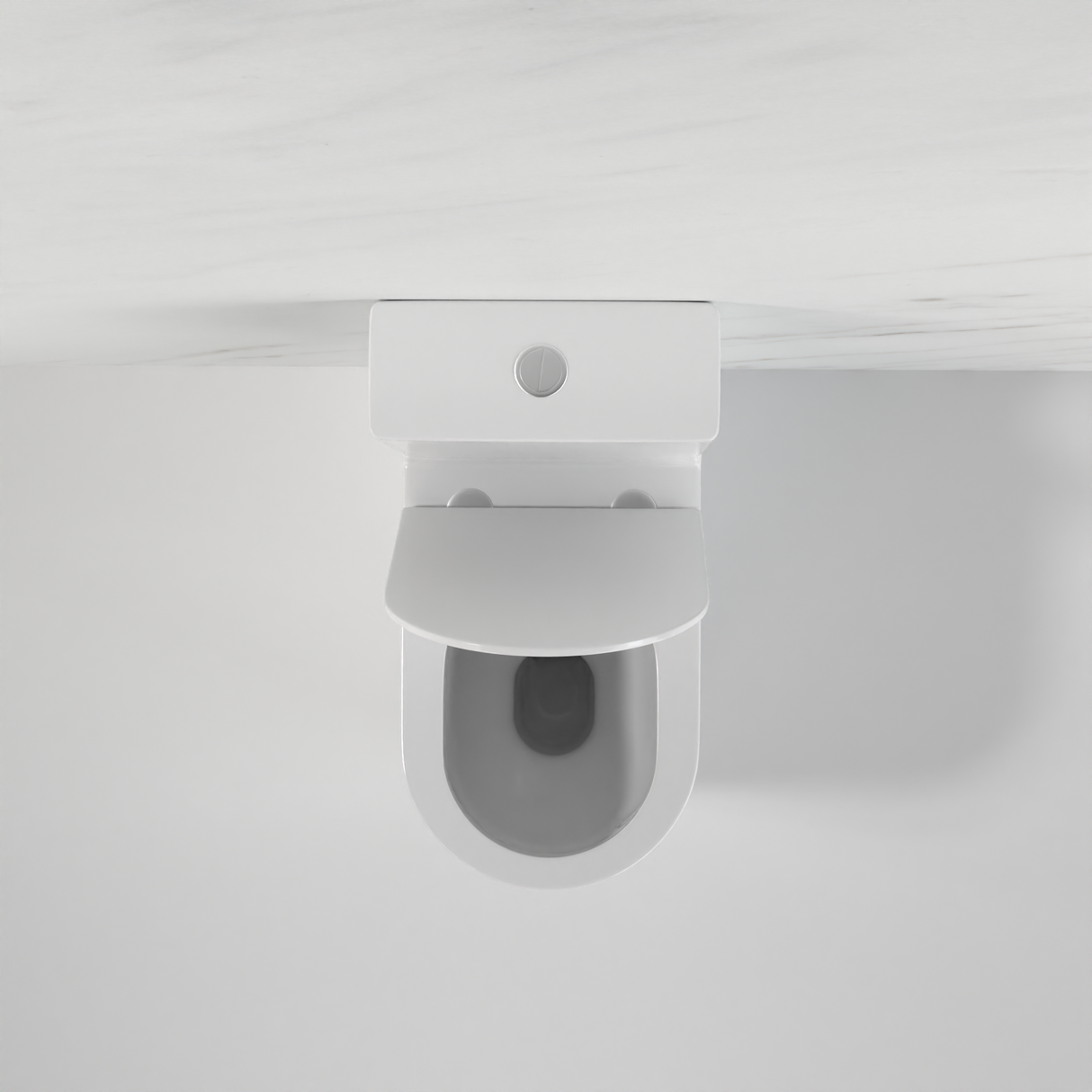 Azaria - Gloss White Rimless Toilet Suite w Geberit Cistern