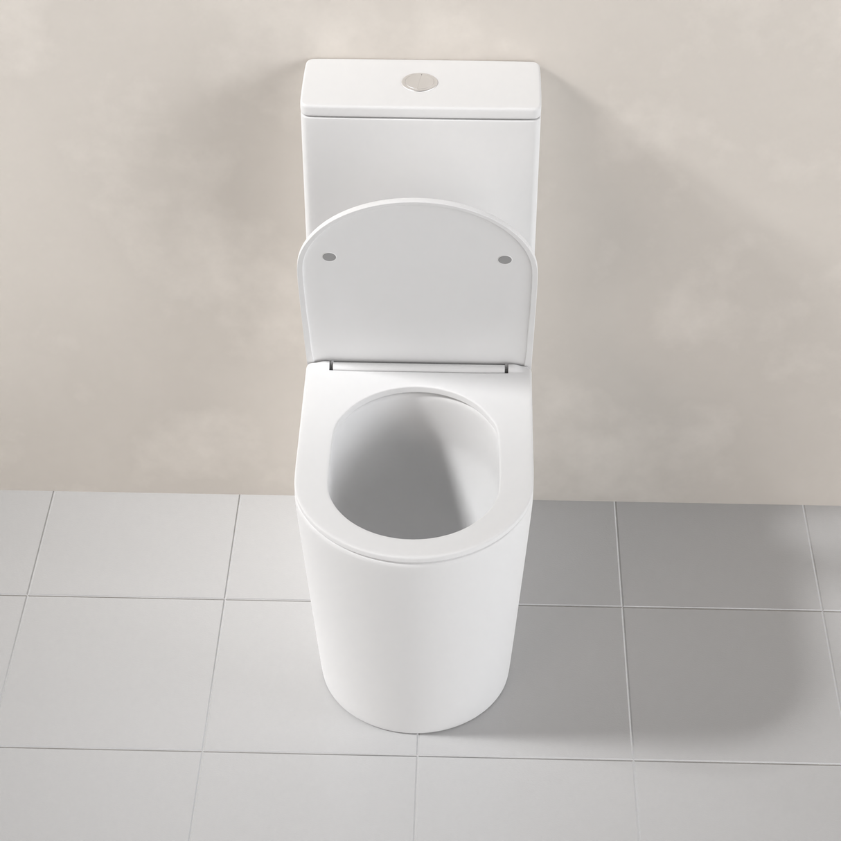Azaria - Matte White Rimless Toilet Suite w Geberit Cistern