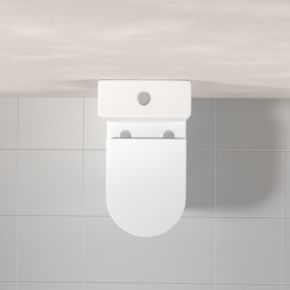Azaria - Matte White Rimless Toilet Suite w Geberit Cistern