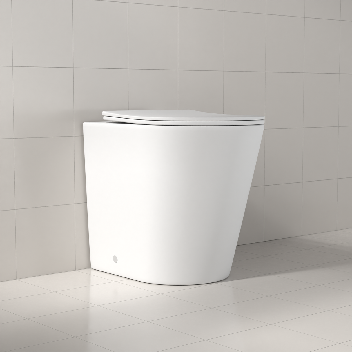 Azaria - Matte White Rimless Tornado Floor Pan