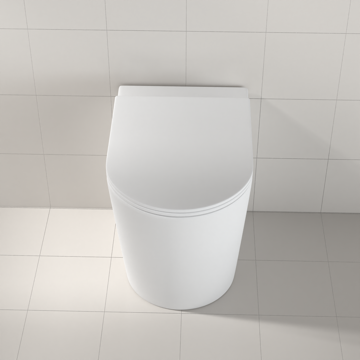 Azaria - Matte White Rimless Tornado Floor Pan