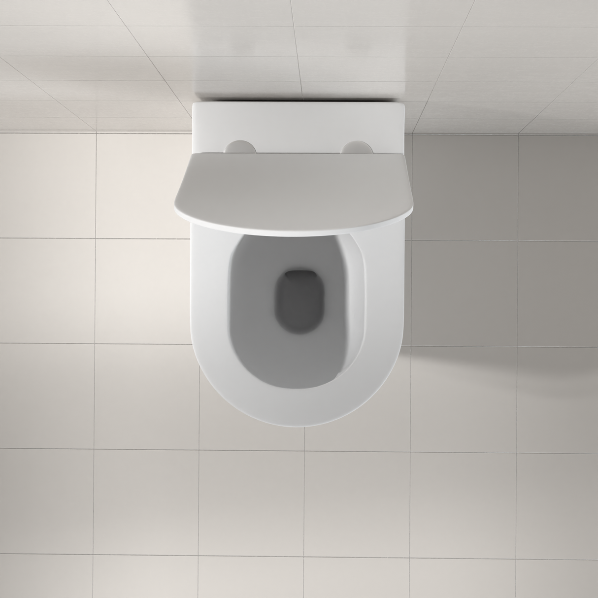 Azaria - Matte White Rimless Tornado Floor Pan