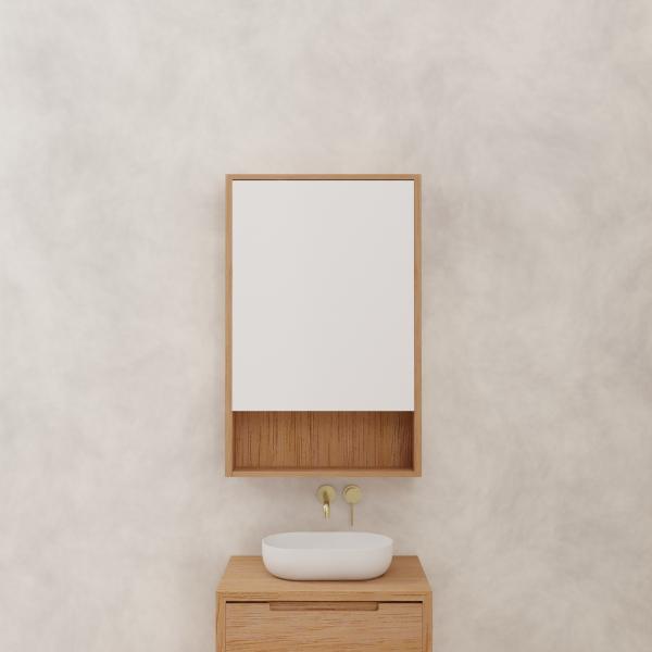 Carini - 600mm Victorian Ash Shaving Cabinet