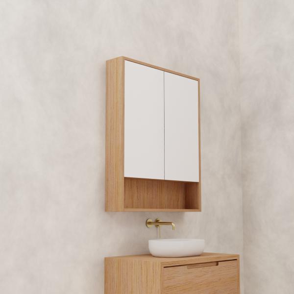 Carini - 750mm Victorian Ash Shaving Cabinet