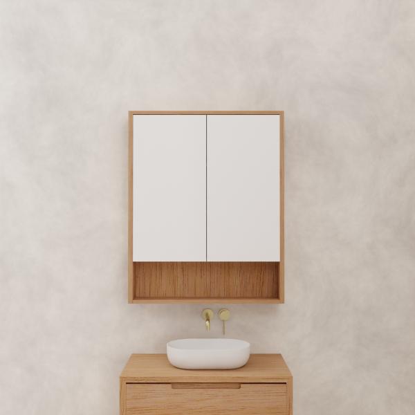 Carini - 750mm Victorian Ash Shaving Cabinet