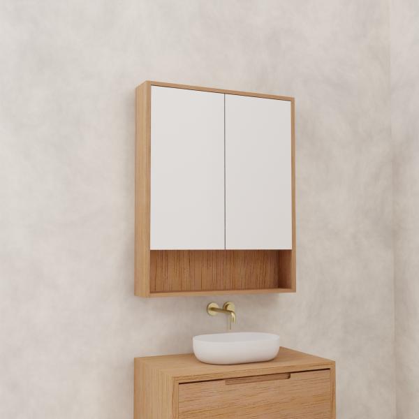 Carini - 750mm Victorian Ash Shaving Cabinet