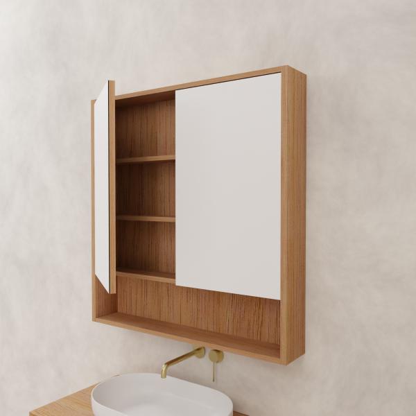 Carini - 900mm Victorian Ash Shaving Cabinet