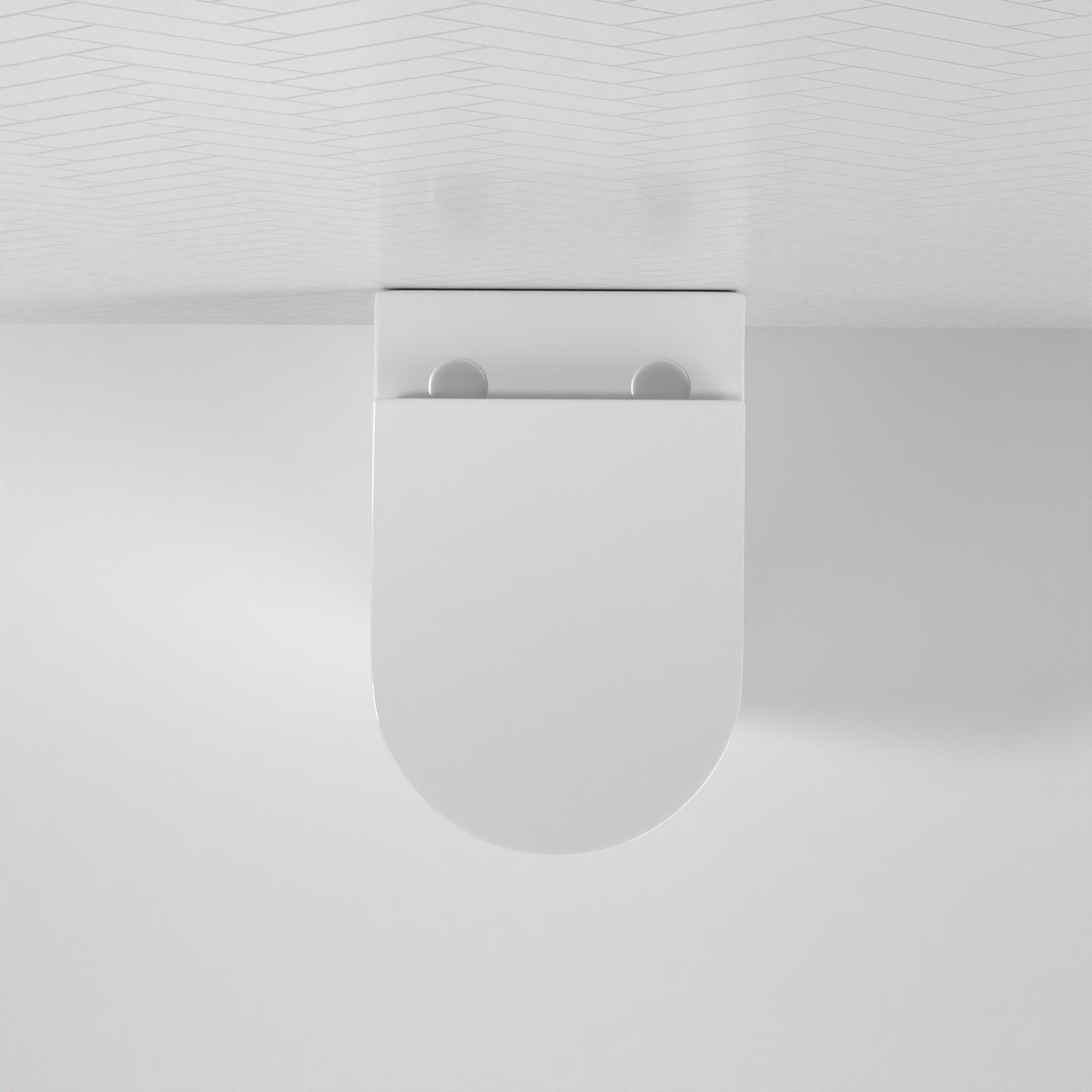 Vega - Gloss White Rimless Floor Pan w Soft-close Seat