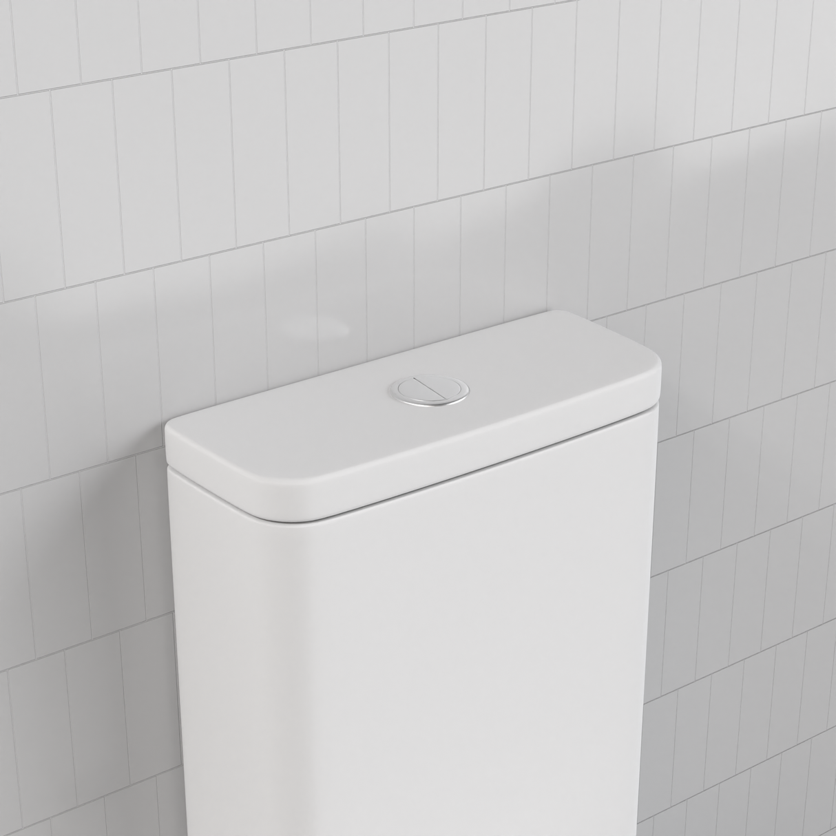 Vega - Matte White Rimless Toilet Suite w Geberit Cistern