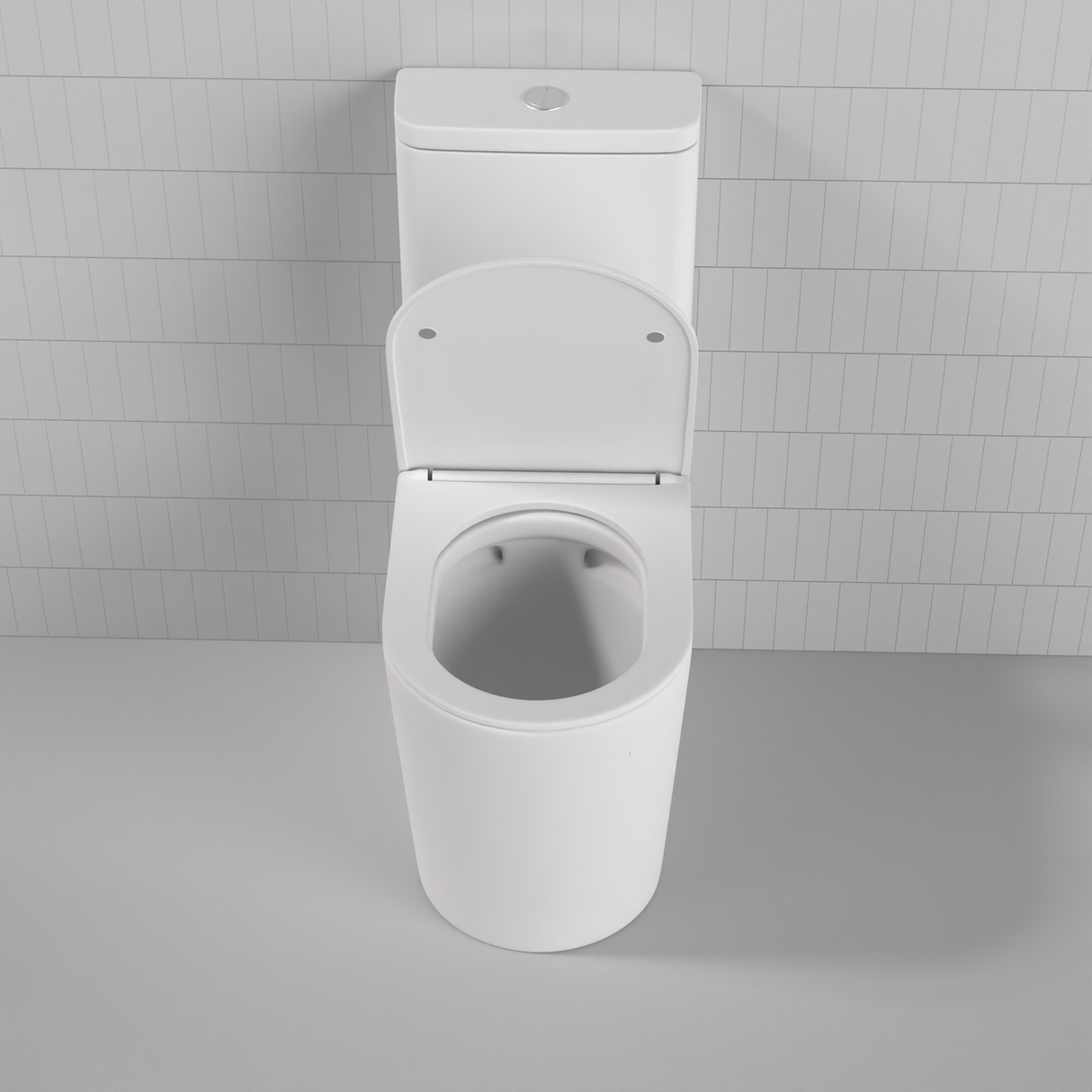 Vega - Matte White Rimless Toilet Suite w Geberit Cistern