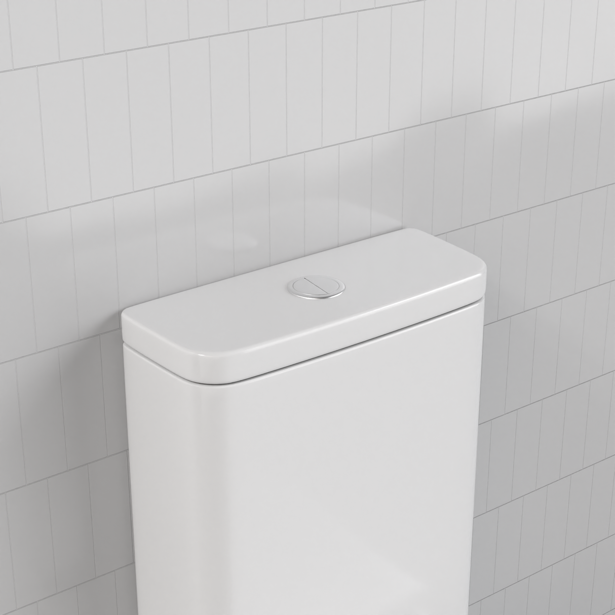 Vega - Gloss White Rimless Toilet Suite w Geberit Cistern