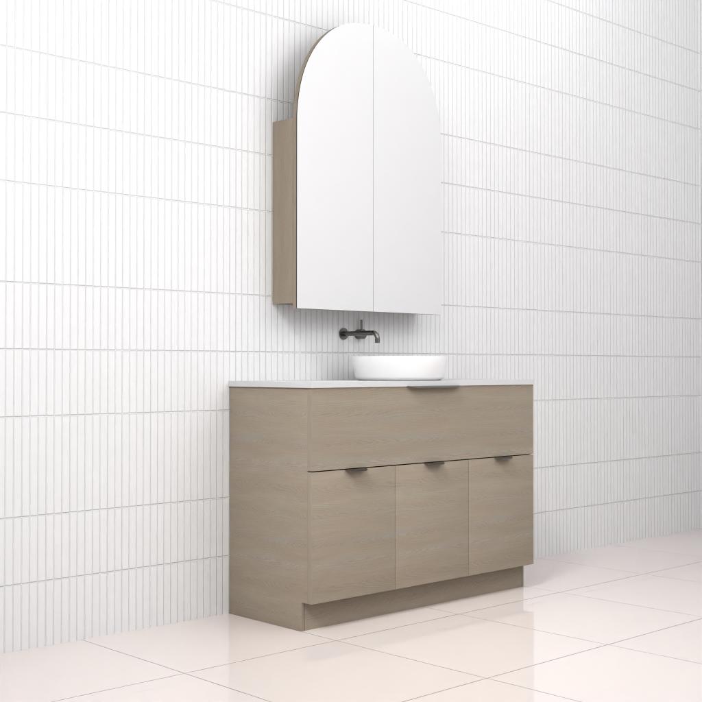 Marlee - 1200mm Smoked Ash Freestanding Vanity