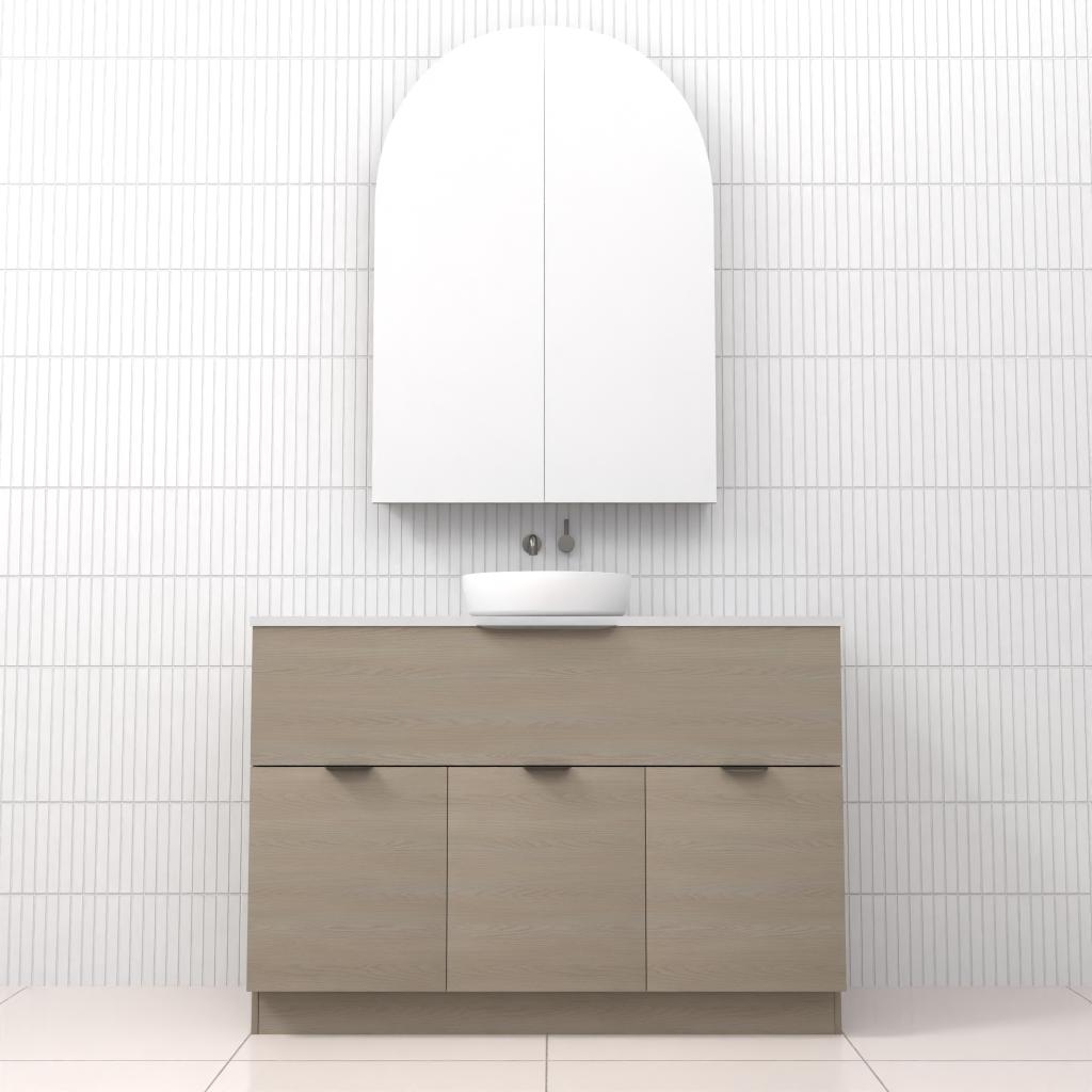 Marlee - 1200mm Smoked Ash Freestanding Vanity
