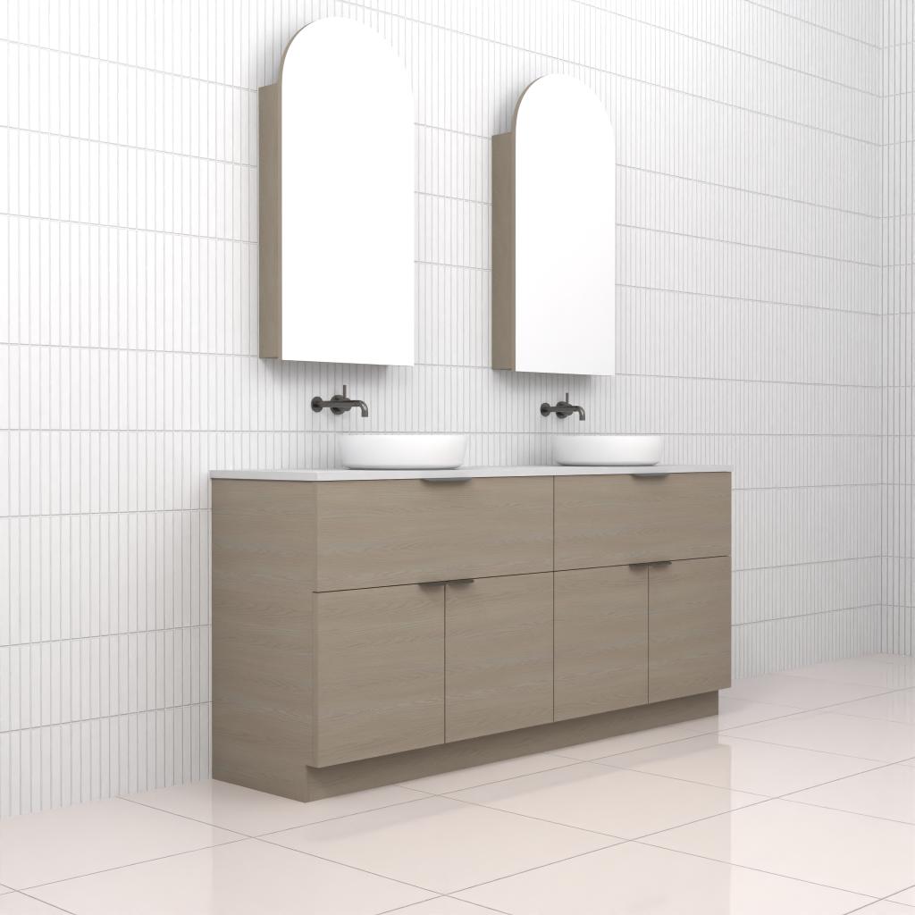 Marlee - 1800mm Smoked Ash Freestanding Vanity