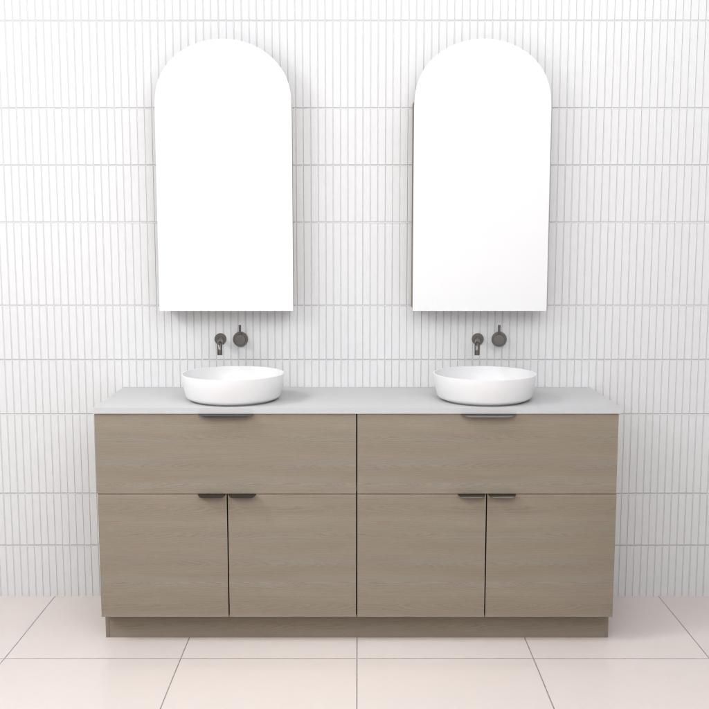 Marlee - 1800mm Smoked Ash Freestanding Vanity