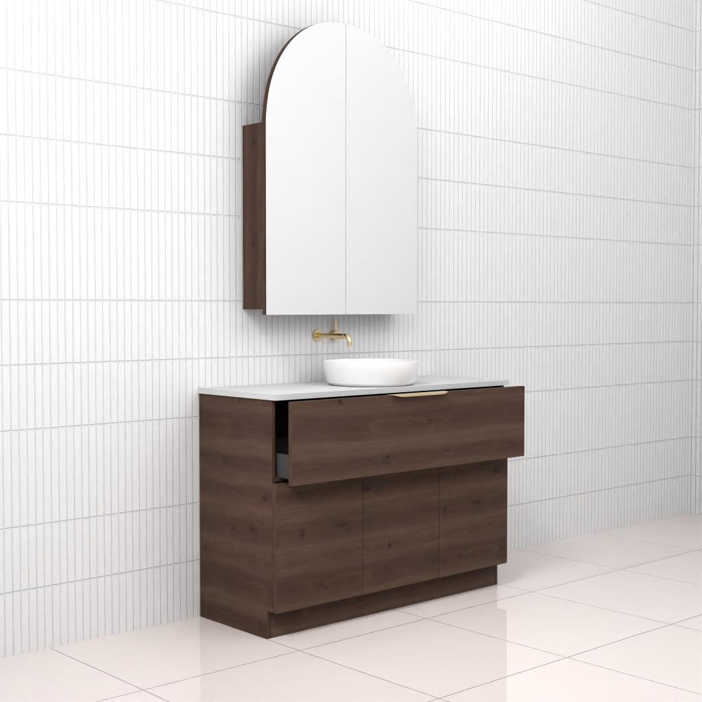 Marlee - 1200mm Chestnut Freestanding Vanity