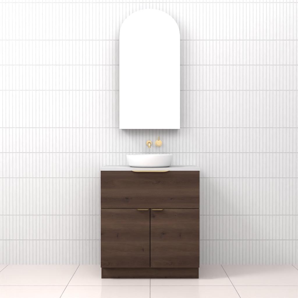 Marlee - 750mm Chestnut Freestanding Vanity
